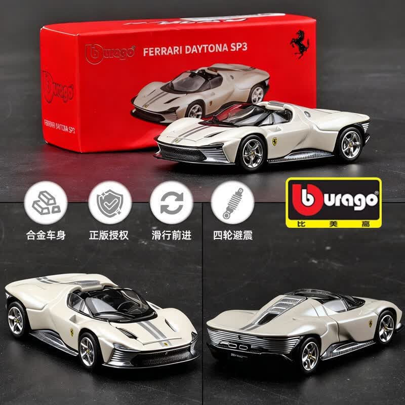 Kids Toys Cars - Bburago 1:64 Modèle de voiture Ferrari