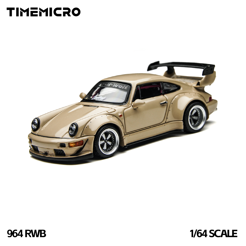 Kids Toys Cars - TimeMicro1:64 RWB 964 Beige Coffret Cadeau