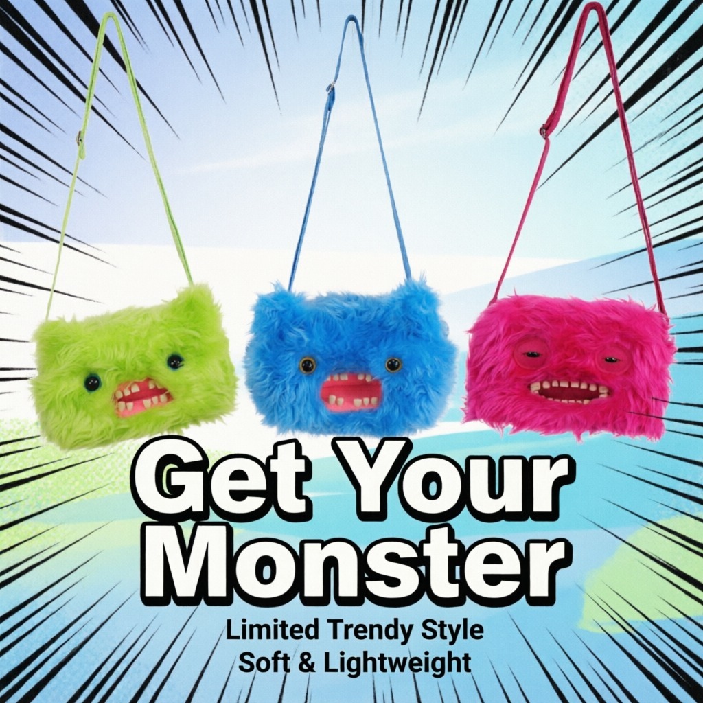 Sac à bandoulière en peluche m - Kids Toys Hong Kong avis et prix