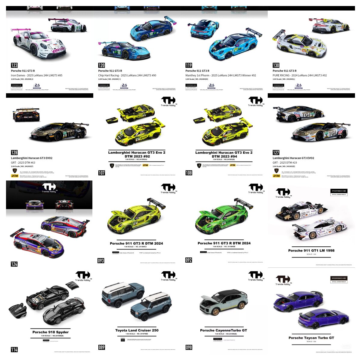 TH 1/64 Porsche 911 GT3 R LeMa - Kids Toys Cars avis et prix